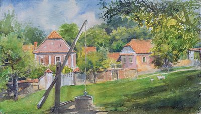 Mesendorf, Transsylvanië, 2001 door Tim Scott Bolton